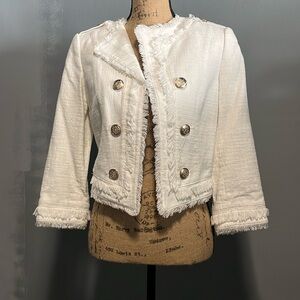 White House black market tweed sports coat/blazet